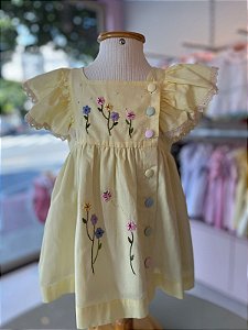 Vestido Botões Coloridos