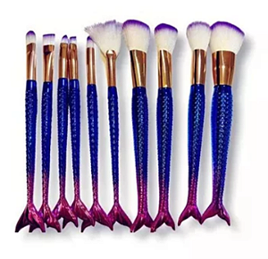 Kit Pincel Sereira c/10 peças Hello Mini