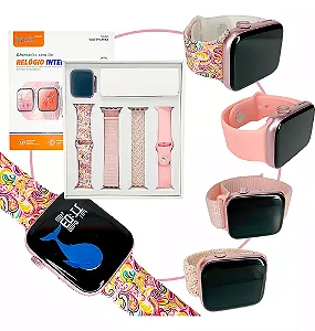 Relógio Smartwatch W60 Pro Max Android Ios Amoled Nfc Gps
