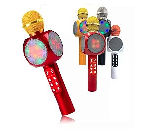Microfone Wireless Sem Fio Karaokê A-915 Lelong