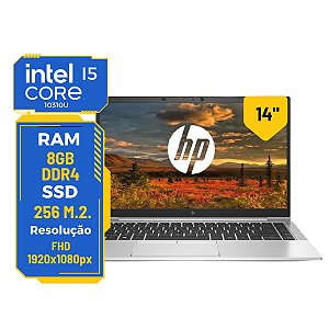 Notebook Hp Elitebook 840 G7 Core I5 10ª 8gb Ssd 256gb 14