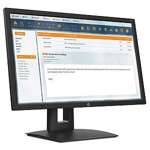 Monitor 21.5" HP V22B FHD IPS Altura Rotação 90º HDMI DP VGA