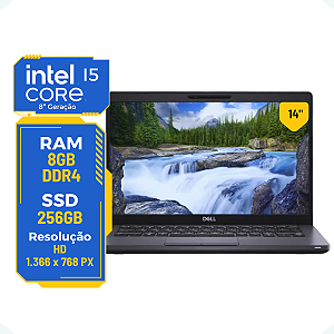 Notebook Dell Latitude 5400 Core I5-8265u 8gb Ssd 256gb 14"