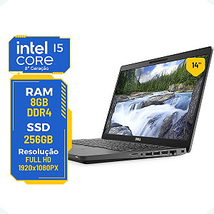 Notebook Dell Latitude 5400 Core I5-8265u 8gb Ssd 256gb 14"