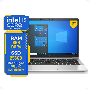 Notebook Hp Elitebook 840 G8 Core I5-1145g7 8gb Ssd 256gb