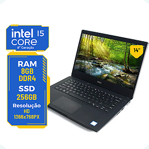 Notebook Dell Latitude 3400 Core I5 8265u 8gb Ssd 256gb 14