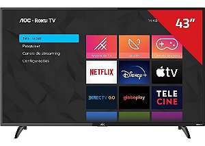 Smart Tv 43'' Led Full Hd Roku Wifi Hdmi 43S5195/78G Aoc