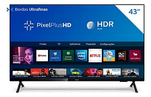 Smart Tv 43'' Led Fhd 43pfg6825/78 Wi-fi Hdmi Usb Philips -