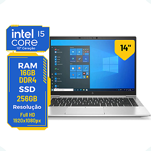 Notebook Hp EliteBook 840 G8 Core I5-10301U 8gb Ssd 256gb