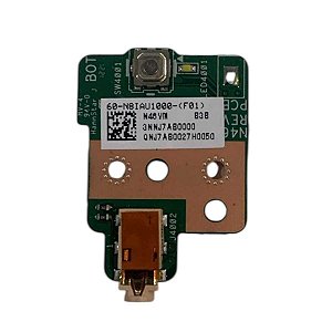 Placa Auxiliar Asus Nv46m Botão Power 60-N8IAU100-F01