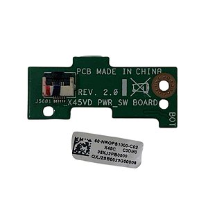 Placa Botão Power Asus X45a X45u Series - 60-n70ps1000-0