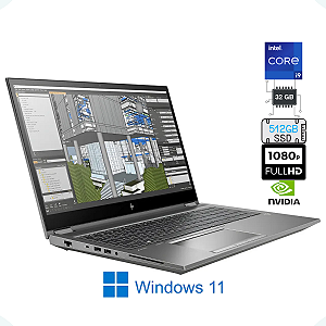 Workstation Hp Zbook Fury G8 Core i9-11ª 32gb 512gb Vídeo 4gb