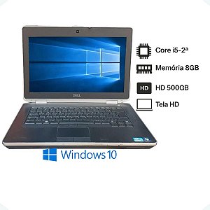 Notebook Dell Latitude I5-2ª 500hd 8gb Ddr3 Hdmi Tela 14