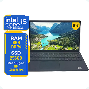 Notebook Dell Vostro 3510 Core i5-10ª 8gb DDR4 SSD 256GB