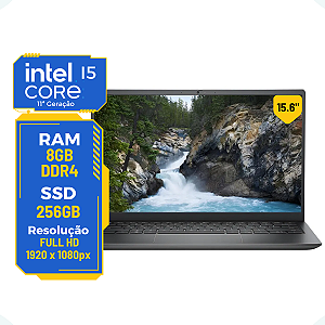 Notebook Dell Vostro Core i5-11ª 8gb 256gb Tela 15.6" Win11