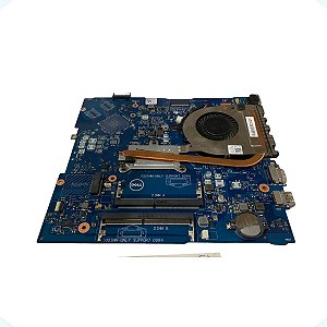 Placa Mãe Notebook Dell Inspiron 5566 Core I5-7 C/ Cooler Az