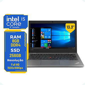 Notebook Lenovo Thinkpad L390 Core i5-8 8gb 256gb Tela 13.3