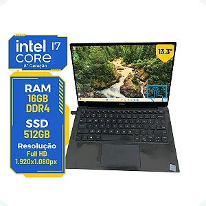 Note Dell Xps13 9380 Touch Core I7-8 16gb Ssd512gb Prateado