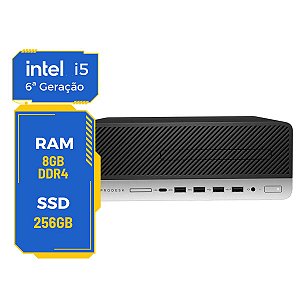 Cpu Sff Hp Elitedesk 800 G3 Core i5-6500 8gb 256gb Wifi
