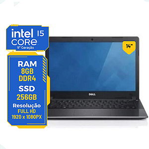 Notebook Dell Vostro 14-5480 i5-5th 8gb 256gb Nvidia 830M
