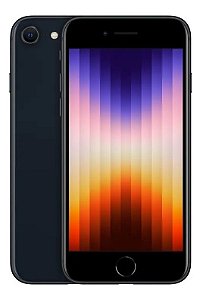 Apple iPhone SE (3ª Geração, 64 Gb) - Meia-noite - Bom (Reco