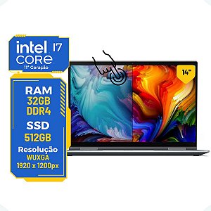 Notebook Lenovo Thinkpad X1 Yoga G6 i7-11th 32gb 512gb