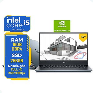 Notebook Dell Vostro 5490 i5-10th 8gb 256gb Nvidia 2gb