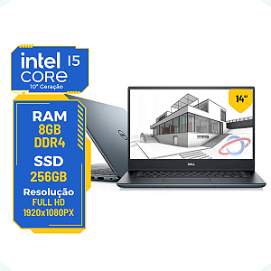 Notebook Dell Vostro 5490 i5-10th 8gb 256gb Nvidia 2gb
