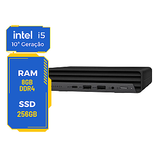 Mini Cpu Hp Elitedesk 800 G6 I5-10th 8gb Ssd 256gb Wifi