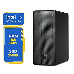 Cpu Desktop Hp Pro G3 Mt Core i3-9th 8gb 256gb Wifi