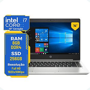Notebook Hp Probook 440 G7 i7-10th 8gb 256gb 14' Fhd