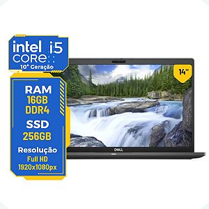 Note Dell Latitude 7410 14' 2x1 i5-10th 16gb 256gb Touch
