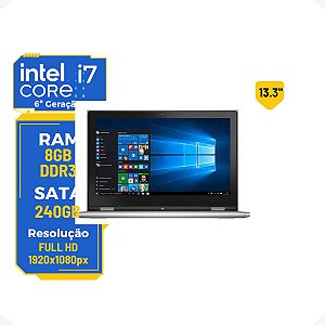 Note Dell Inspiron 13-7359 Core i7-6ª 8gb 240gb 13.3' Touch