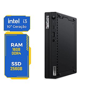 Mini Cpu Lenovo Thinkcentre M80Q I3-10th 16gb Ssd 256gb