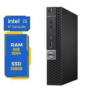 Cpu Mini Dell Optiplex 7050 i5-6th 8gb 240gb Detalhe