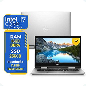 Note 2x1 Dell Inspirion 5491 i7-10th 8gb 256gb Nvidia 2gb