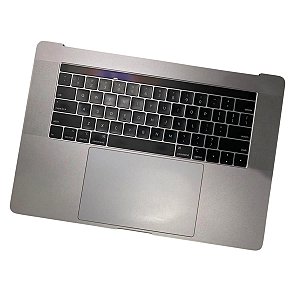Palmerest Completo e Tampa Macbook Pro A1990 Cinza Espacial