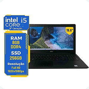 Notebook Dell Vostro 3583 i5-8th 8gb SSD 256gb 15.6' Fhd