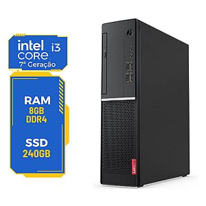 Cpu Lenovo V520S Sff Core i3-7ª 8gb 240gb Hdmi Display Wifi