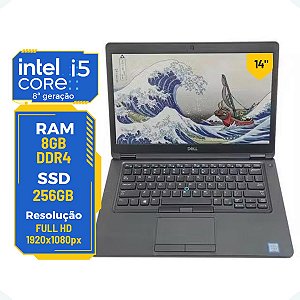 Notebook Dell Latitude 5490 I5-8th 8gb 256gb 14' Touchcreen