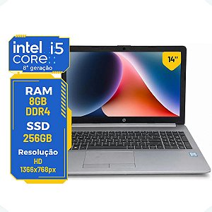Notebook Hp 250 G7 Core i5-8265U 8gb 256gb 15.6' Hd