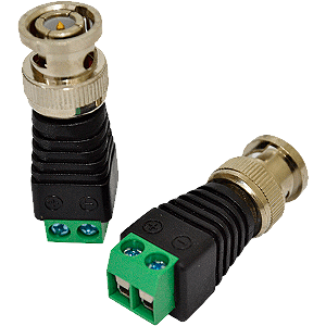 Adaptador Plug BNC x Borne KRE Pacote com 25 Unidades