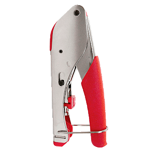 Alicate p/ Crimpar Conector Coaxial Compressão Tipo F cabos RG59 | RG06 H518A1