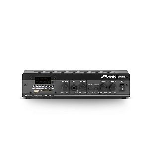 Amplificador Slim 1600 APP Frahm Canais Volume BLUETOOTH USB FM 30W