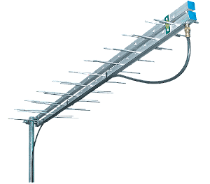 Antena Digital Externa p/TV/DIGITAL/HDTV/3D/FULL HD Pro-Eletronic PQ45-1300