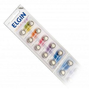 Bateria Alcalina Elgin LR 44 - unidade