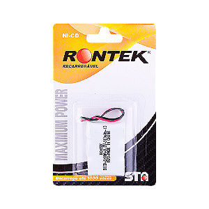 Bateria para telefone sem fio 3.6 V RONTEK  - 300mAh – 2/3 AA