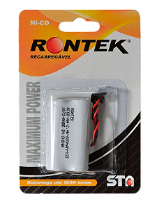 Bateria Recarregável 2.4V AA 600mah