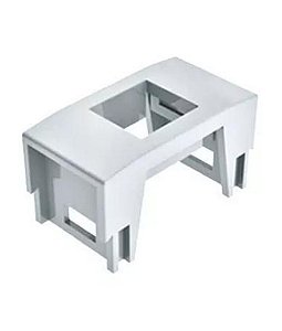 Bloco Pezzi para RJ-45 Keystone Dutotec - Branco