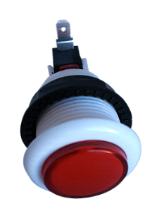 Botao Chave Switch NA Vermelho